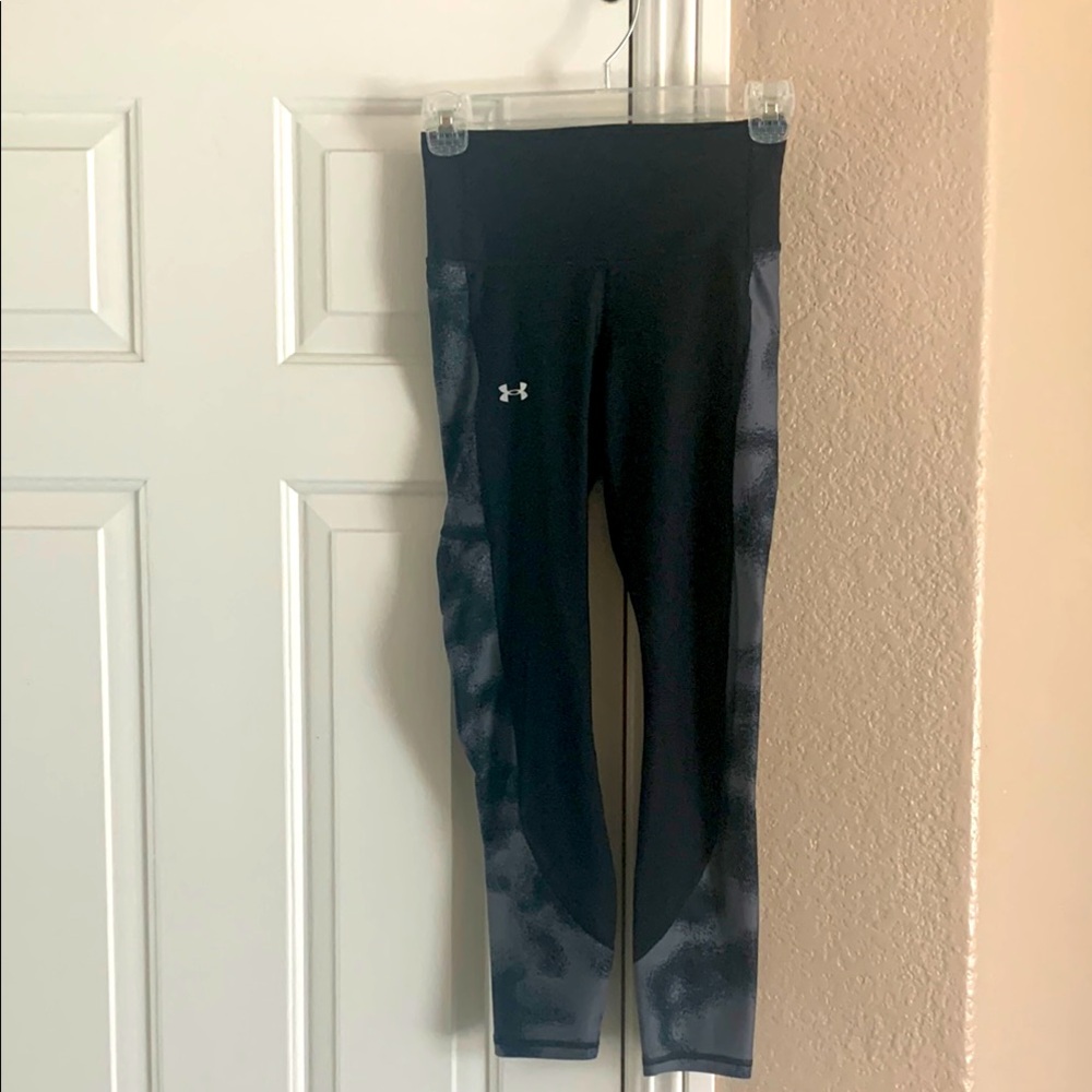Under Armour Black and Gray Athletic Leggings